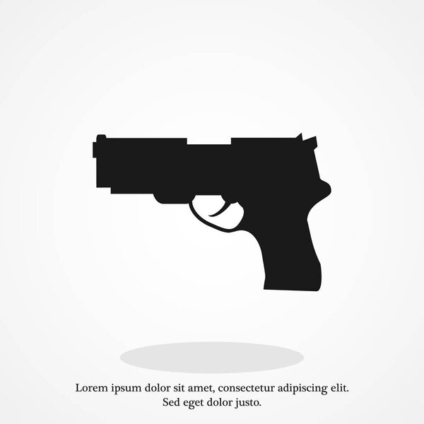 gun flat icon
