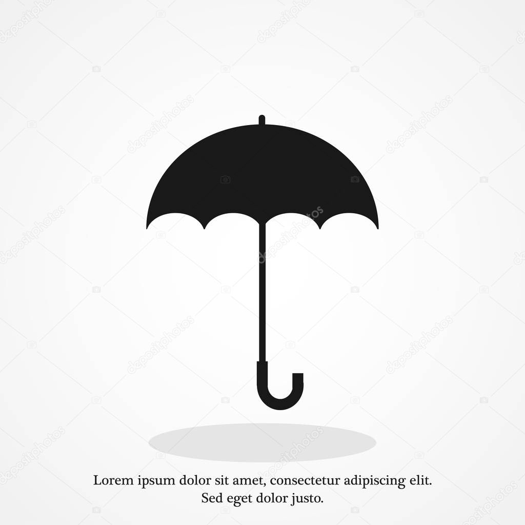 umbrella flat icon