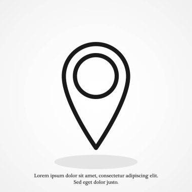 Internet düz simgesi