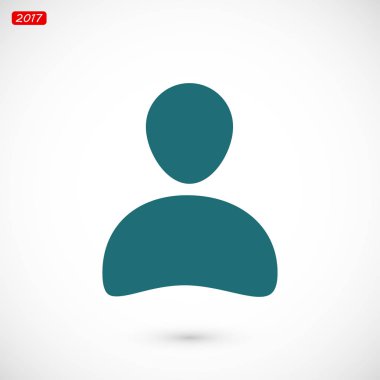 Adam simgesi silüeti