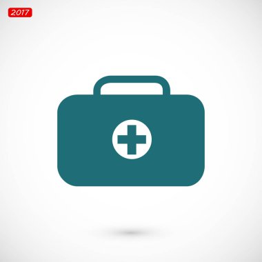 ilk yardım çantası simgesini