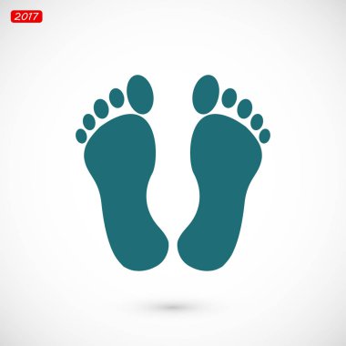 insan ayakları simgesi