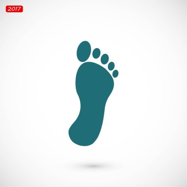 İnsan ayak izi simgesi