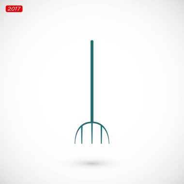 Bahçe çatal simgesi