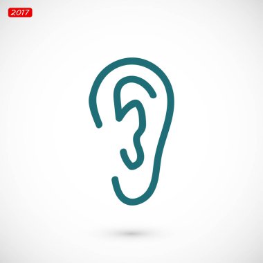 İnsan kulağının simgesi