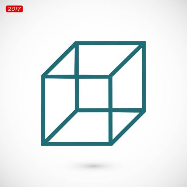 satırı küp simgesi 