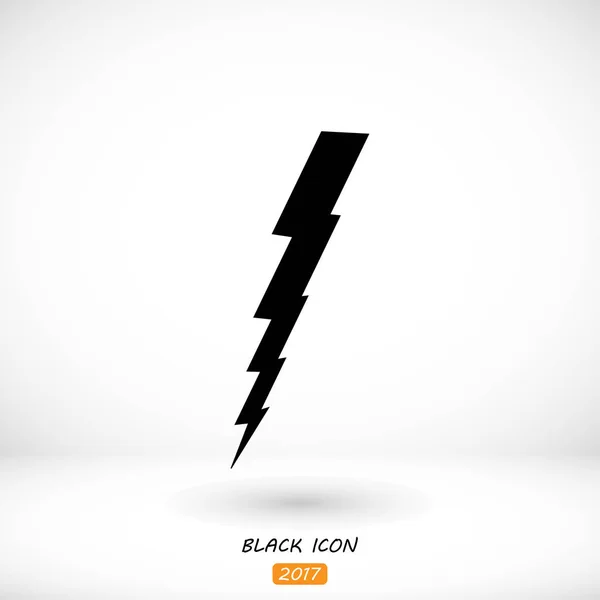 Lightning bolt icon — Stock Vector