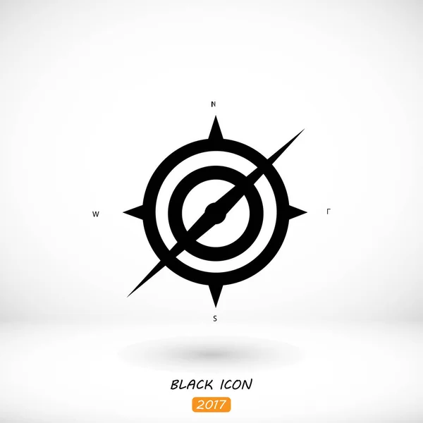 Compass web icon with wind rose Royalty Free Stock Illustrations