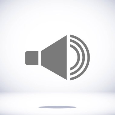 düz hoparlör simgesi