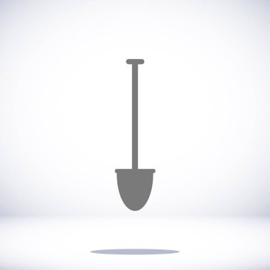 Kürek düz simgesi