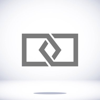 düz bağlantı simgesi