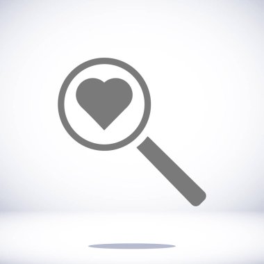 kalp arama simgesi