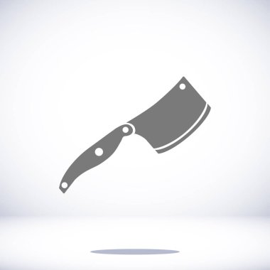Bıçak düz simgesi