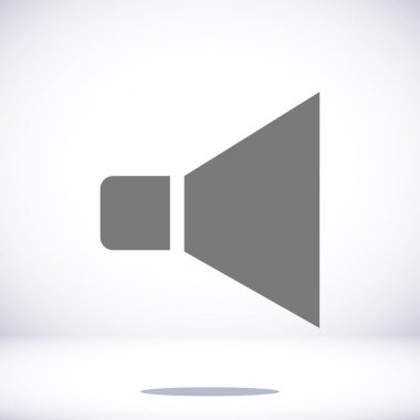 düz hoparlör simgesi