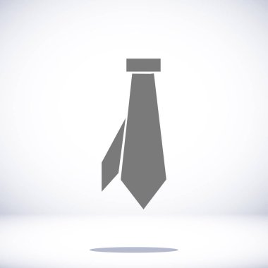 Tie flat icon clipart