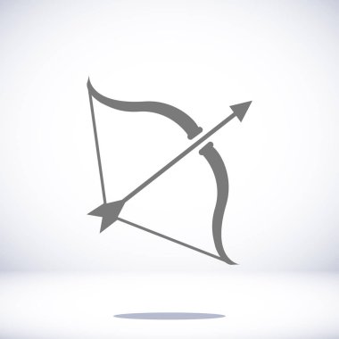 aşk tanrısı düz simgesi