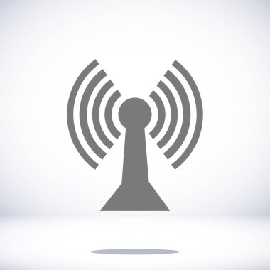 Comunication düz simgesi