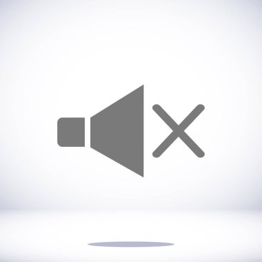 düz hoparlör simgesi