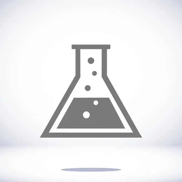 Ícone de vidro de laboratório —  Vetores de Stock