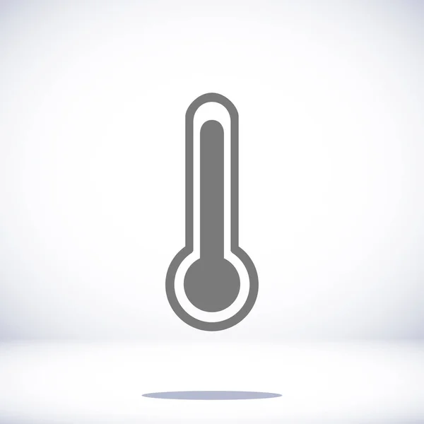 Temperatur flat ikonen — Stock vektor