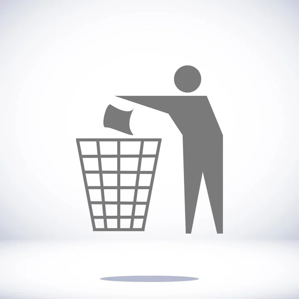 Symbol für Recycling-Zeichen — Stockvektor