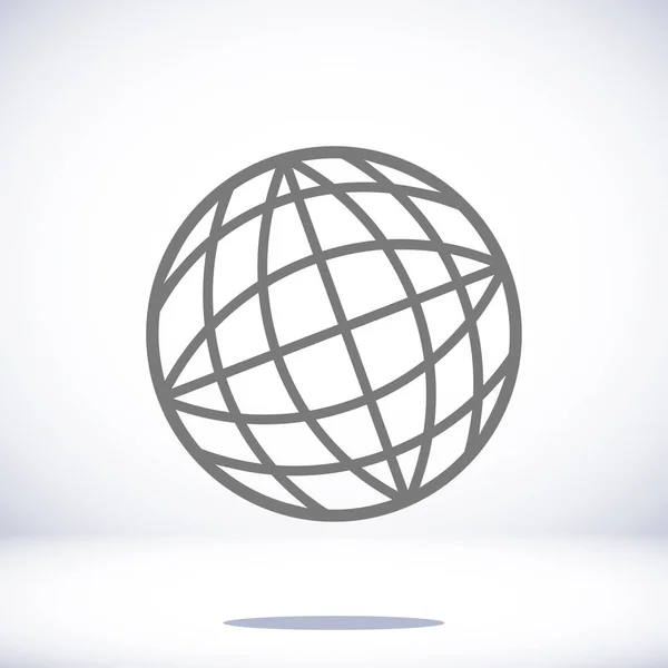 Εικονίδιο Globe — Διανυσματικό Αρχείο
