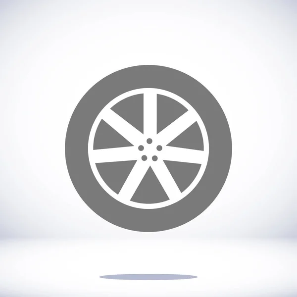 Значок колеса — стоковый вектор