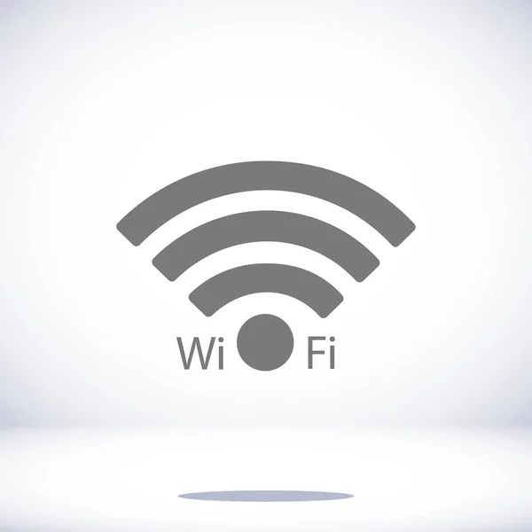 Wi-fi フラット アイコン — ストックベクタ