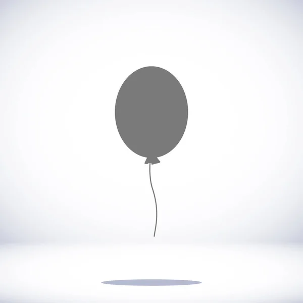 Ballon flach Symbol — Stockvektor