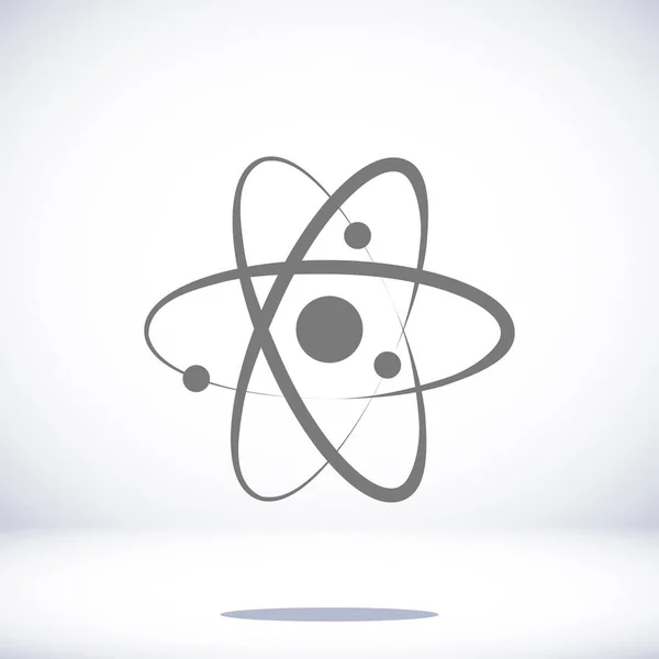 Atom-Zeichen-Symbol — Stockvektor