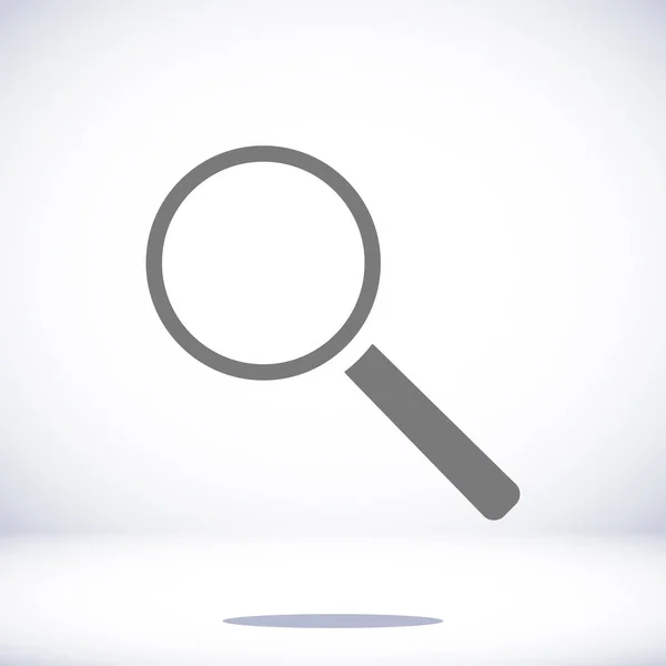 Magnifying Glass flat icon — Stock Vector