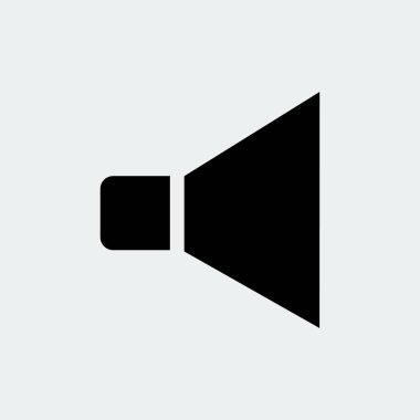 düz hoparlör simgesi