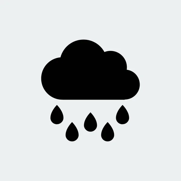 多雨的天气图标 — 图库矢量图片