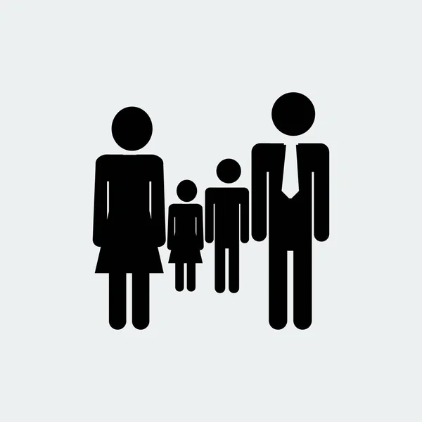 Піктограма сімейної ікони — стоковий вектор