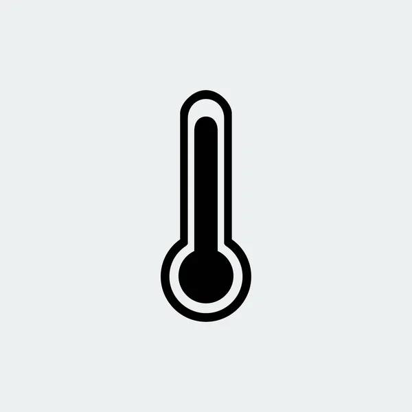Термометр плоский — стоковый вектор