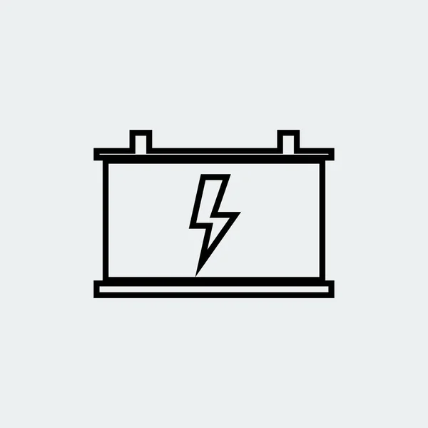 Car battery icon — Stock Vector