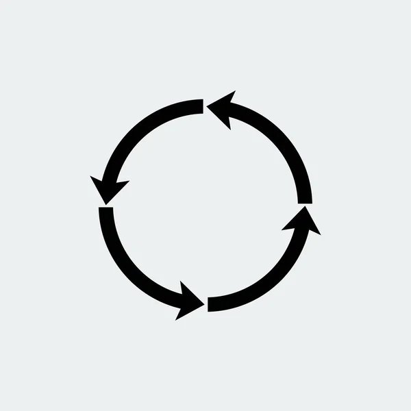 Icône des flèches circulaires — Image vectorielle