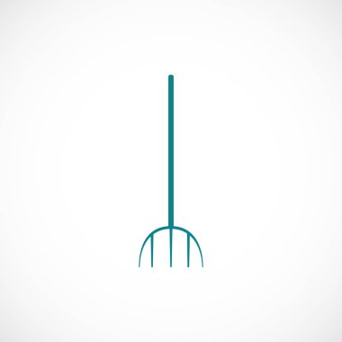 Bahçe çatal simgesi