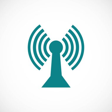 Comunication düz simgesi