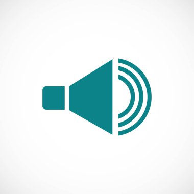 düz hoparlör simgesi