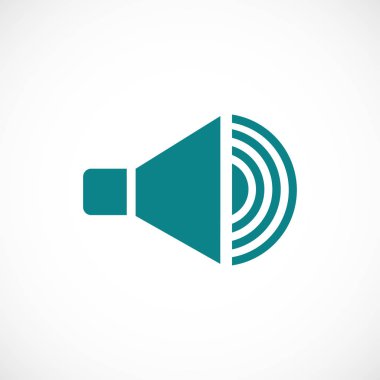 düz hoparlör simgesi