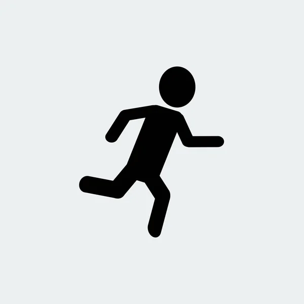 Біжить людини значок — стоковий вектор