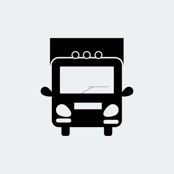 Ikonen för lastbilslägenhet — Stock vektor