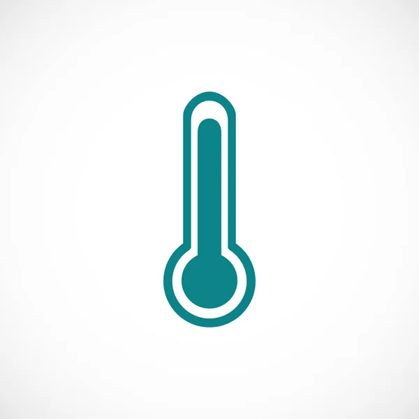 Thermometer flach — Stockvektor