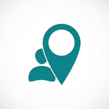 İşaretçi düz simgesi