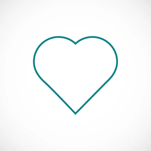 Outline heart icon — Stock Vector