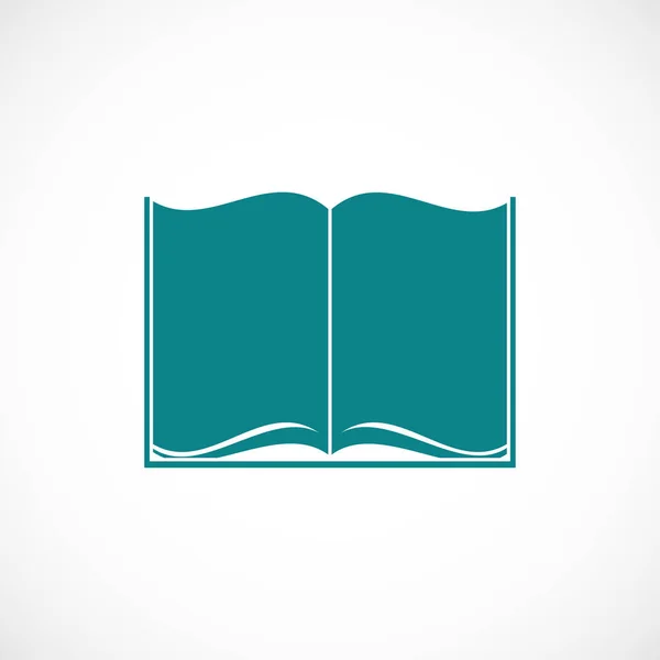 Icona del libro bianco — Vettoriale Stock