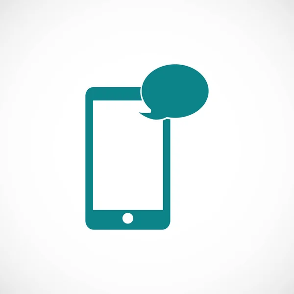 Icona sms del telefono cellulare — Vettoriale Stock