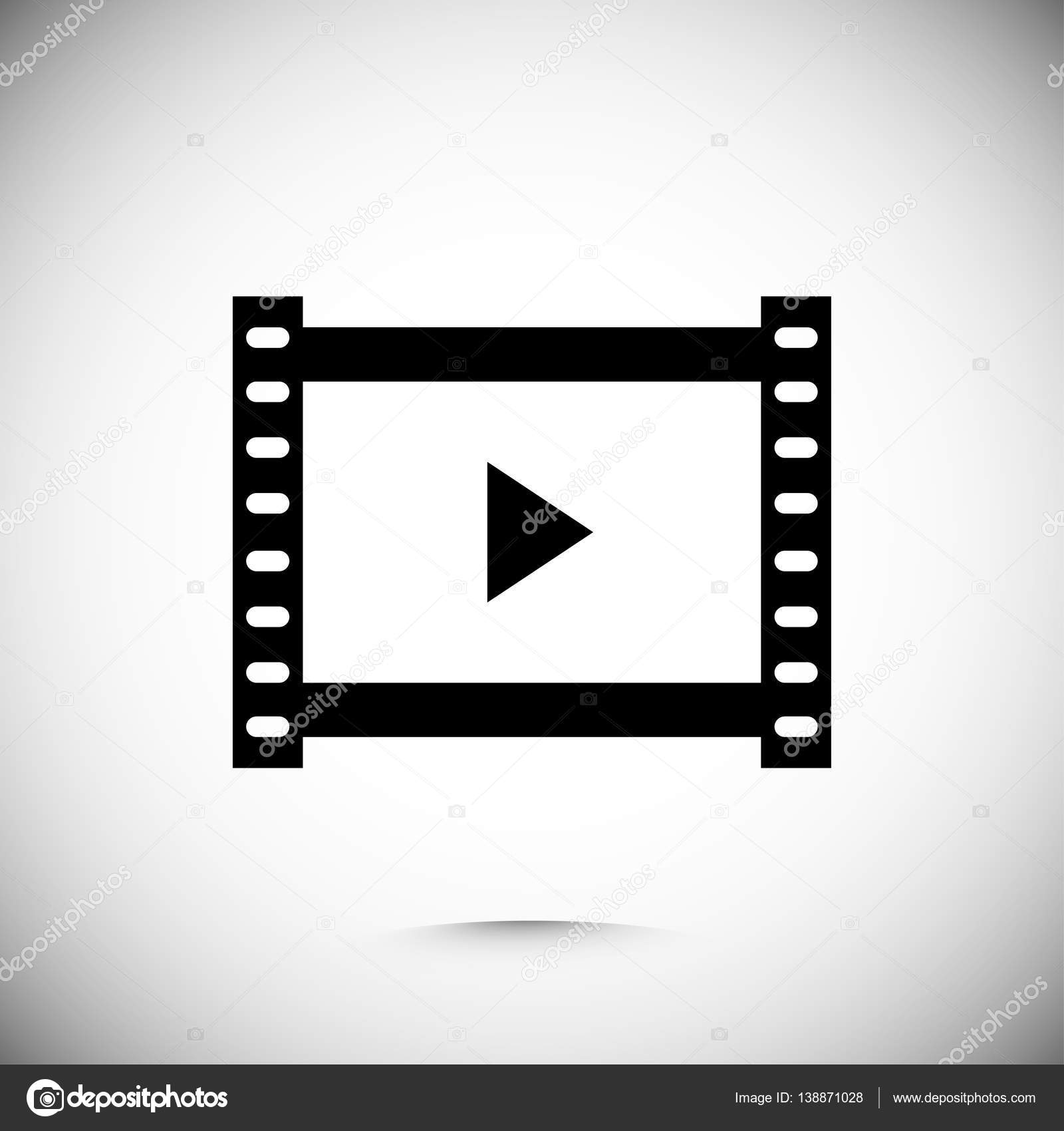 Значок Видеоплеера Векторное Изображение ©SimVA 138871028