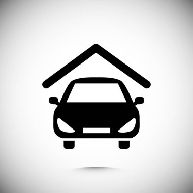 arabanın altında çatı simgesi